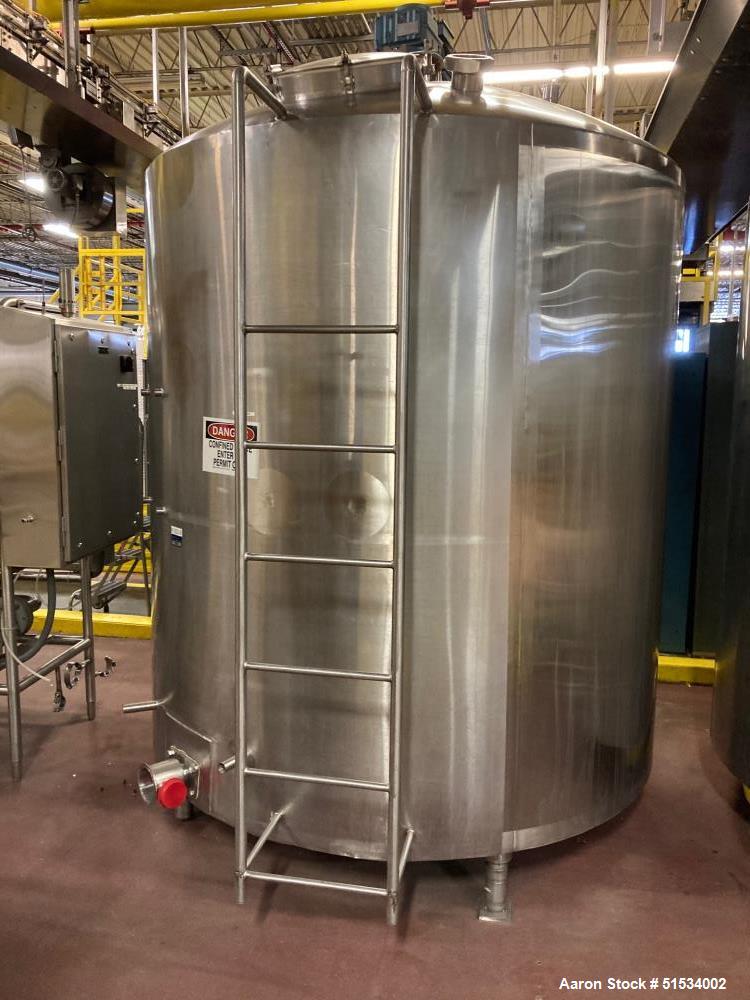 Used Walker 1,500 Gallon Processer, Stainless steel.