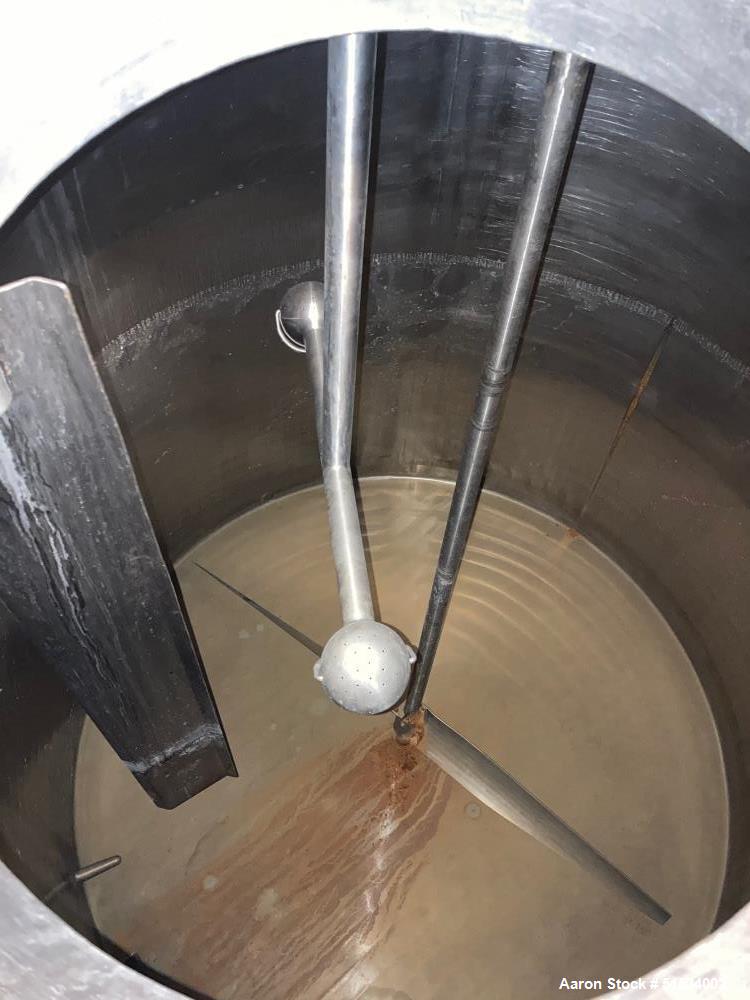 Used Walker 1,500 Gallon Processer, Stainless steel.