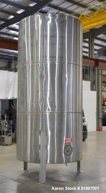 Precision 2,500 Gallon Stainless Steel Tank