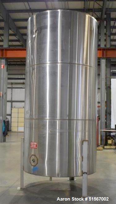 Precision 2,500 Gallon Stainless Steel Tank