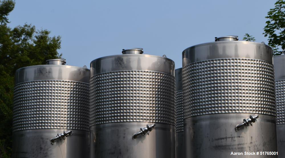 UNUSED- Criveller Ganimede Wine Fermentation Tank, 5.5 Ton Capacity, 1,200 Gallo