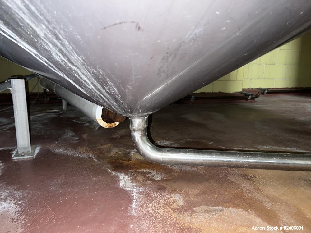 Used Falco Stainless Steel Equipment Jacketed Pressure Tank, Approximate 4000 Ga
