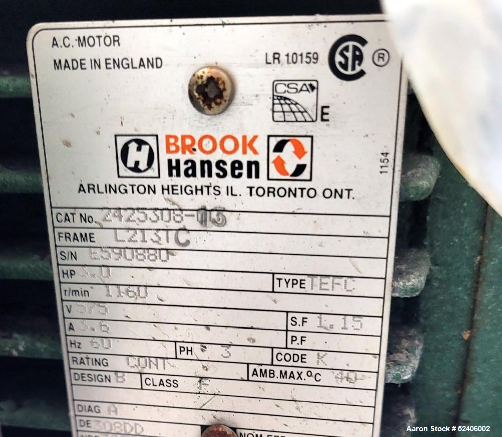 Used Falco Stainless Steel Equipment Jacketed Pressure Tank, Approximate 4000 Ga