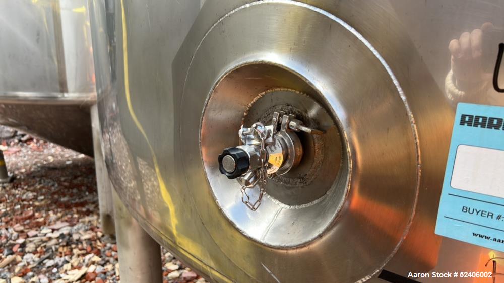 Used Falco Stainless Steel Equipment Jacketed Pressure Tank, Approximate 4000 Ga