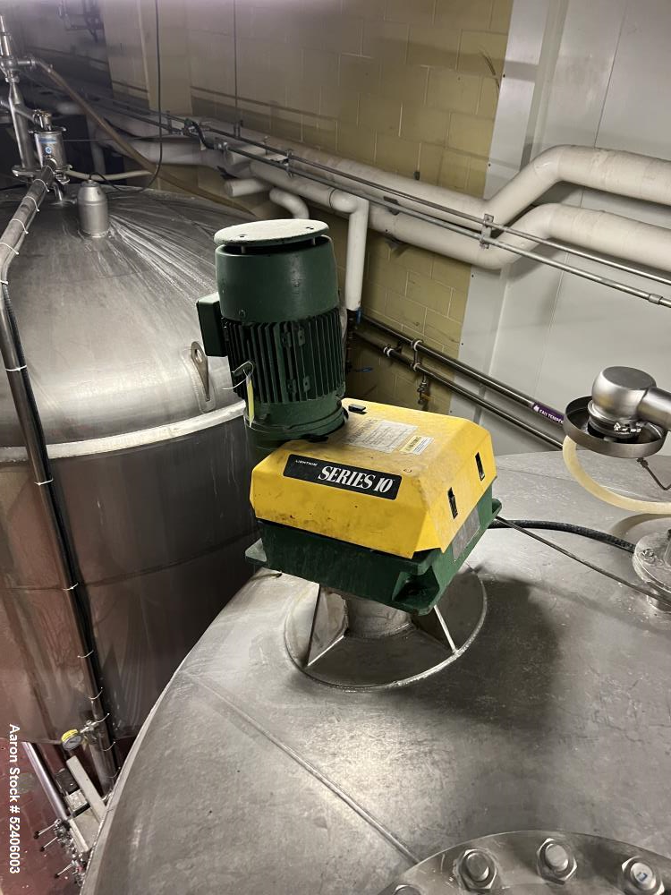 Used Falco Stainless Steel Equipment Jacketed Pressure Tank, Approximate 4000 Ga