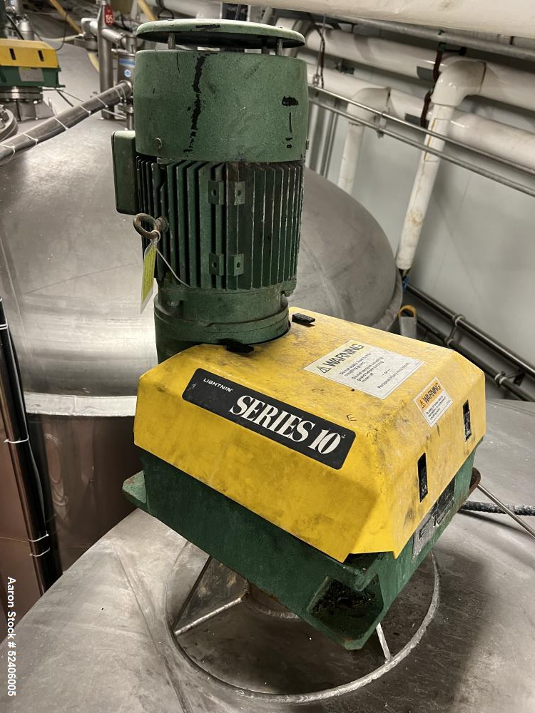 Used Falco Stainless Steel Equipment Jacketed Pressure Tank, Approximate 4000 Ga