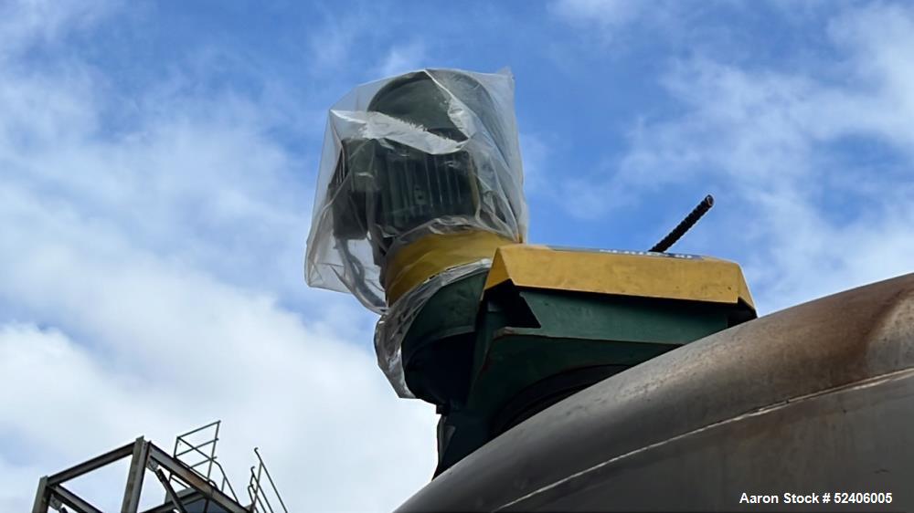 Used Falco Stainless Steel Equipment Jacketed Pressure Tank, Approximate 4000 Ga