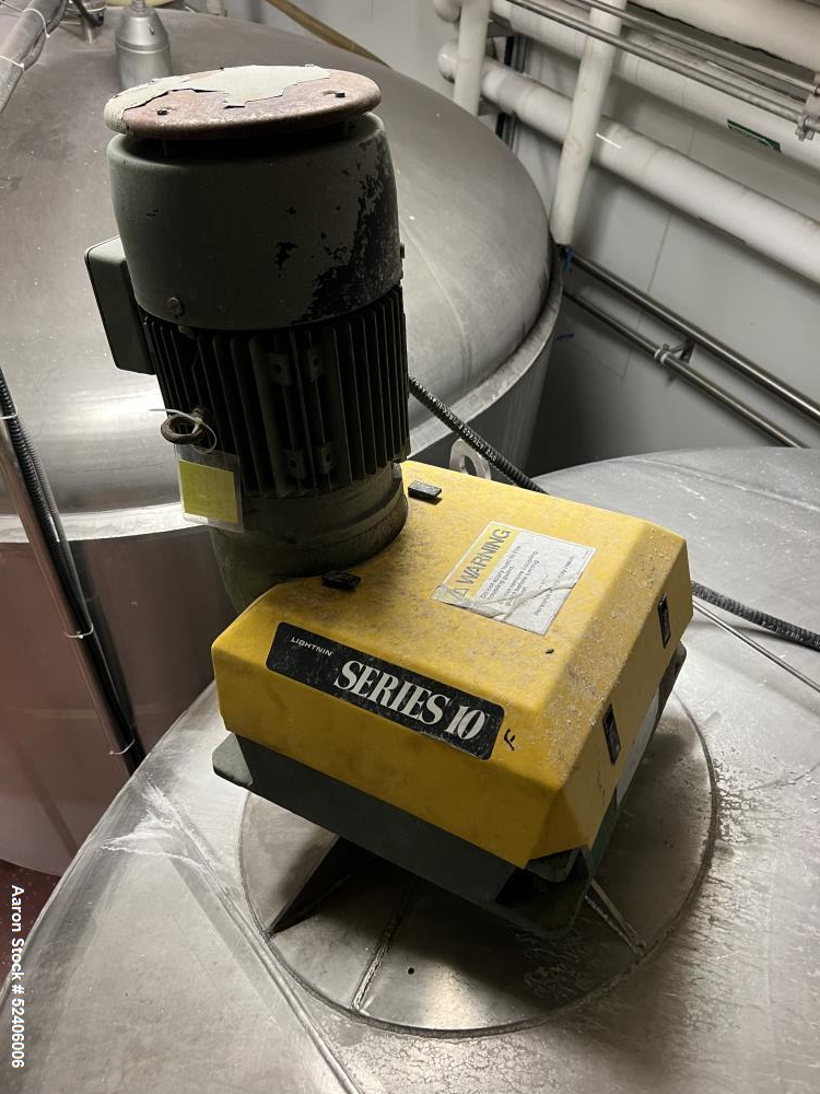 Used Falco Stainless Steel Equipment Jacketed Pressure Tank, Approximate 4000 Ga