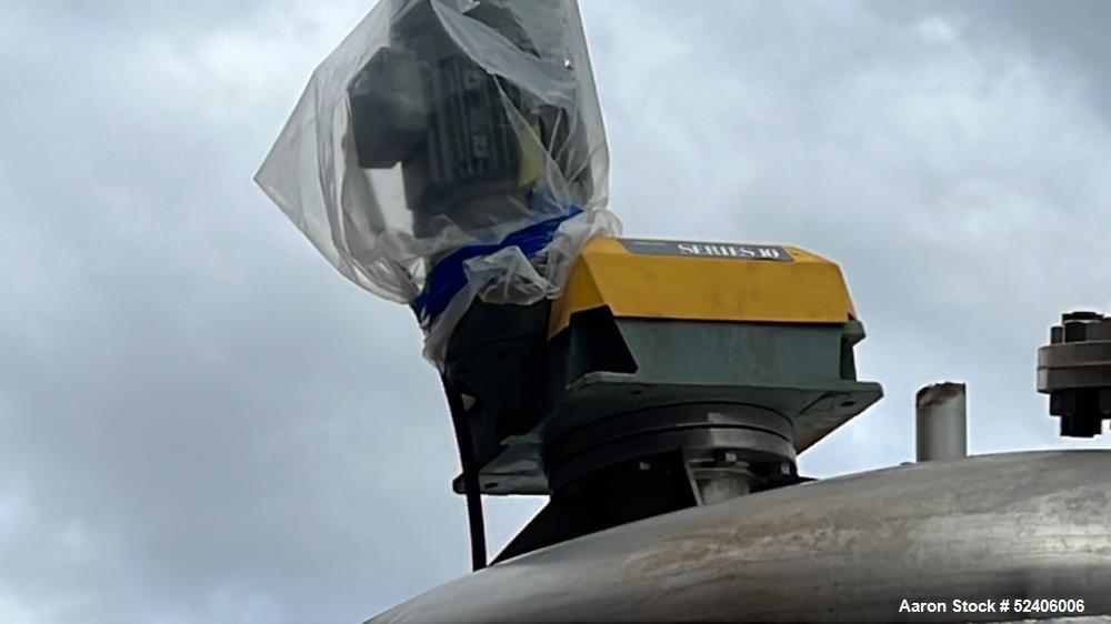 Used Falco Stainless Steel Equipment Jacketed Pressure Tank, Approximate 4000 Ga