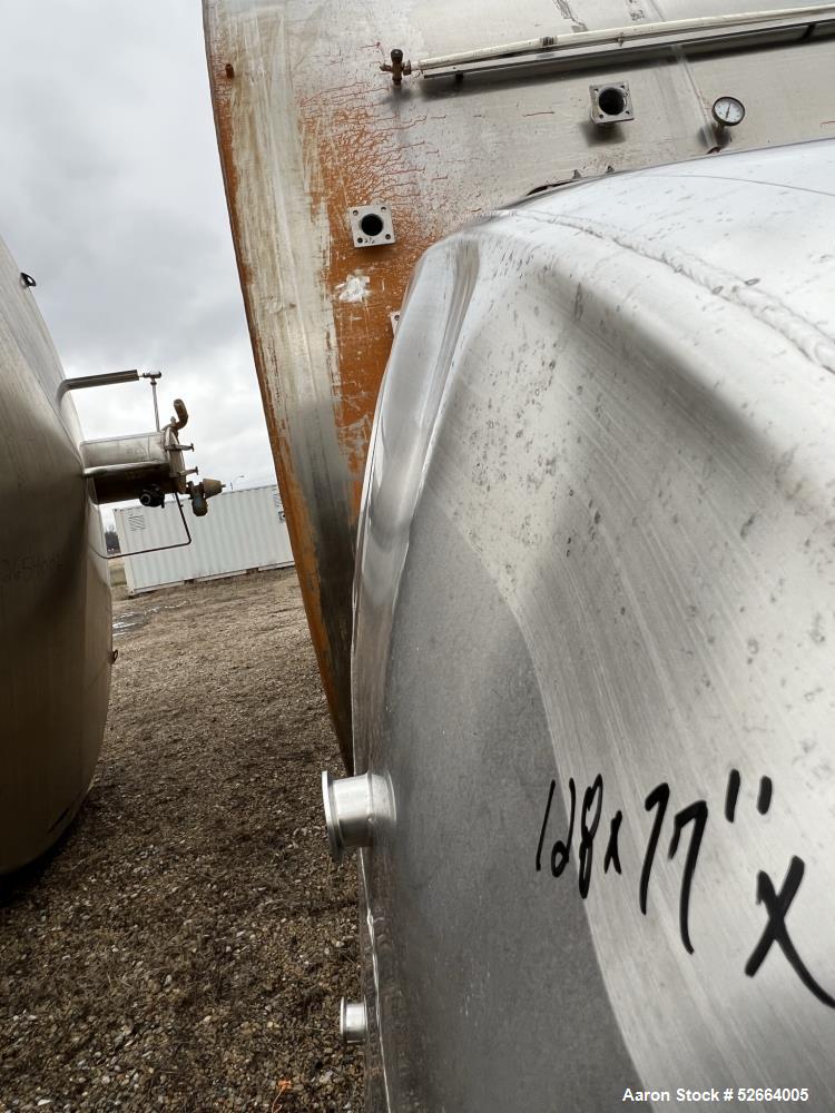 304 Stainless Steel 1,500 Gallon Tank 