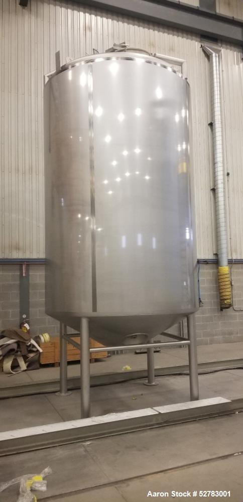 Used- 10,000 Liters (approximately 2,642 Gallon) Stainless Steel Insulated Proce