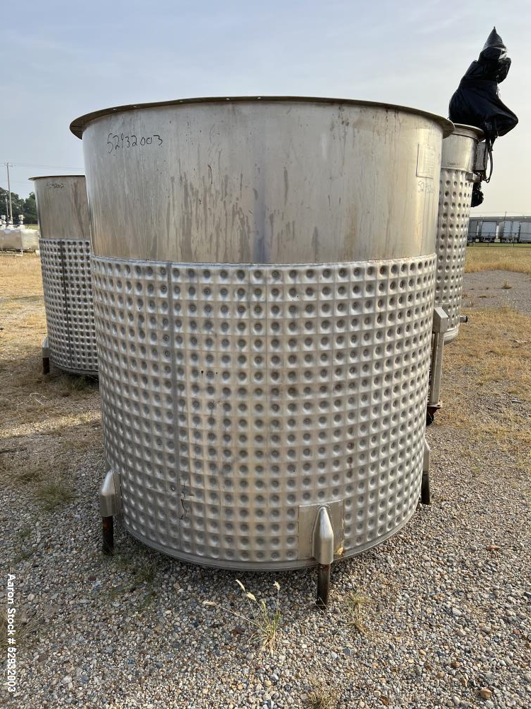 Will Flow 1000 Gallon Agitated Jacketed Tank