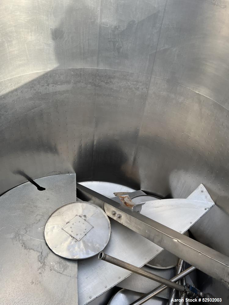 Will Flow 1000 Gallon Agitated Jacketed Tank