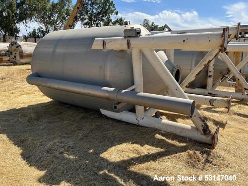 L&A Process Systems Inc. 2,000 Gallon 304 Stainless Steel Tank.