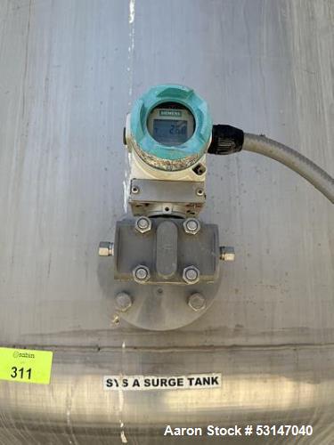 L&A Process Systems Inc. 2,000 Gallon 304 Stainless Steel Tank.