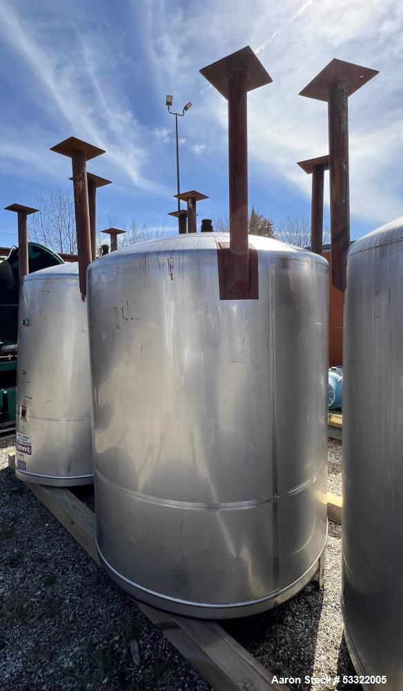 DCI Tank, 1,000 Gallon Capacity, Stainless Steel