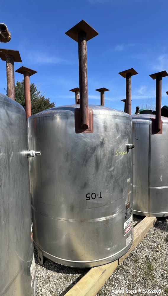DCI Tank, 1,000 Gallon Capacity, Stainless Steel
