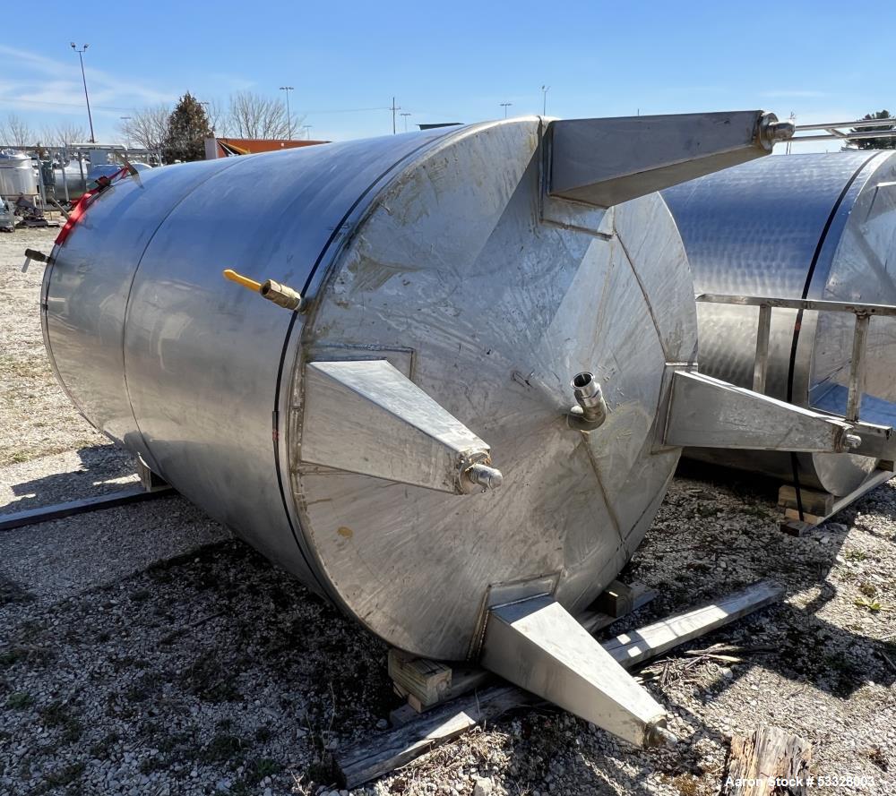 1,200 Gallon Stainless Steel Agitated Tank