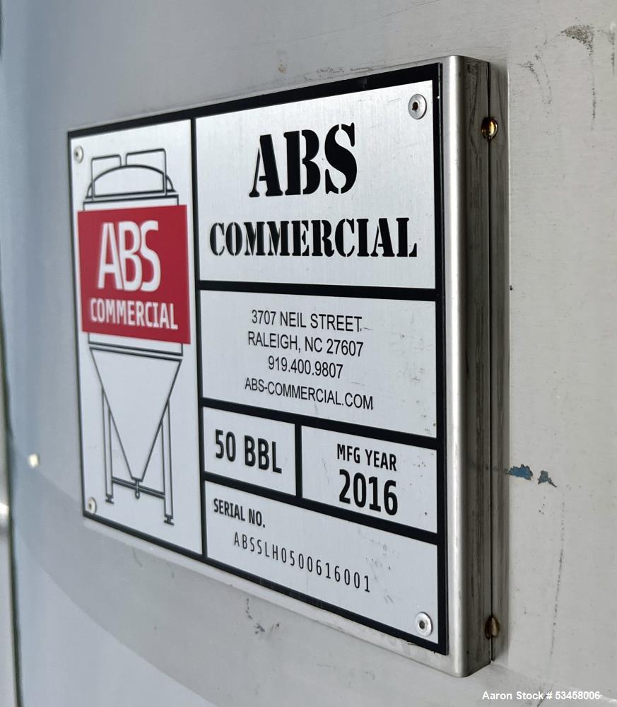 ABS Commercial Brew Tank, Gross Volume 50 BBL