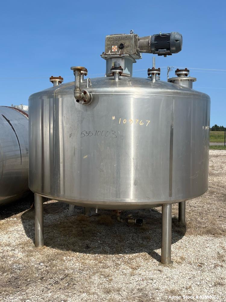 Walker Stainless 1,500 Gallon Mix Tank