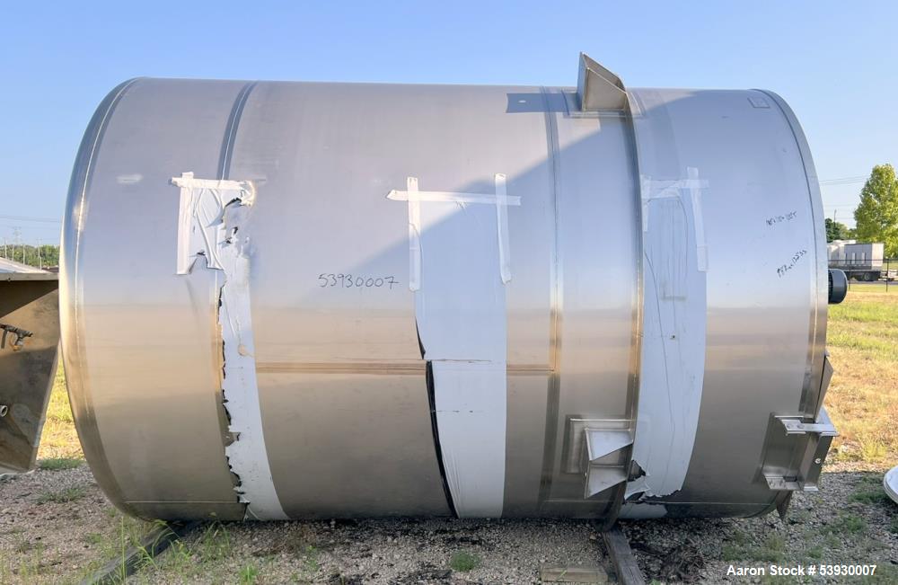 ICC Northwest Vertical 316L SS Mixing Tank – 4,605 Gallon, Agitated for Sale