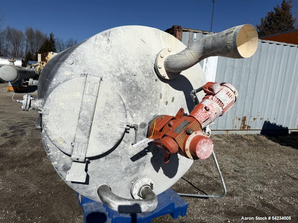 Used 2,000 Gallon 316 Stainless Steel Mix Tank – Proquip 200KDS40 Agitated Vessel