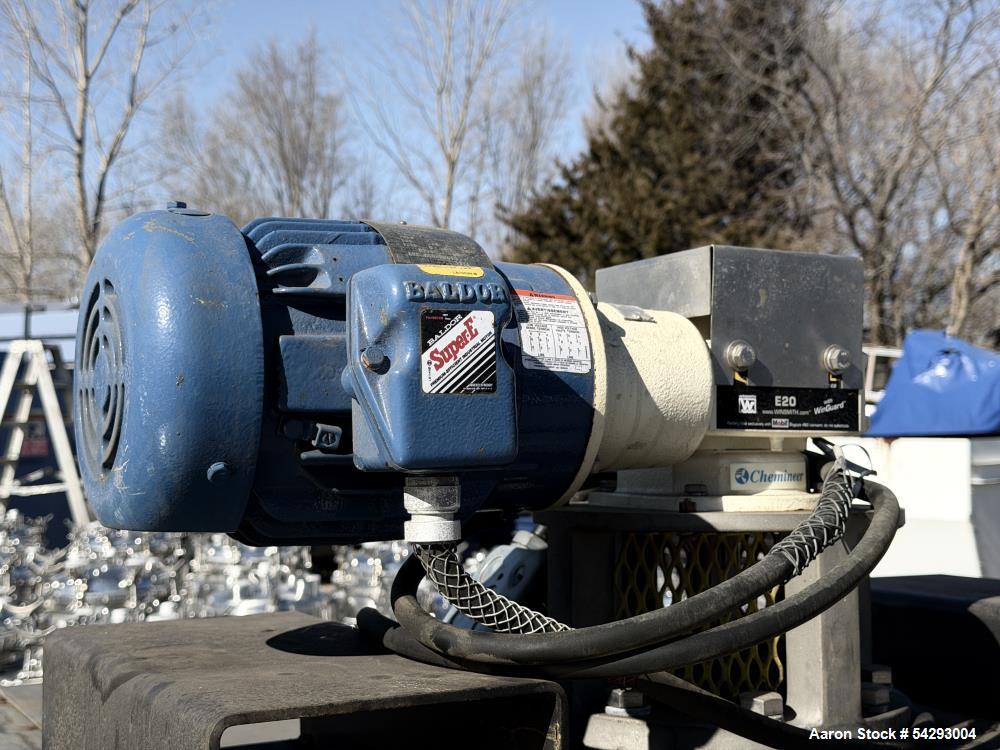 1,250 Gallon 304 Stainless Steel Agitated Mix Tank – Dual Turbine, Baffled, Vertical