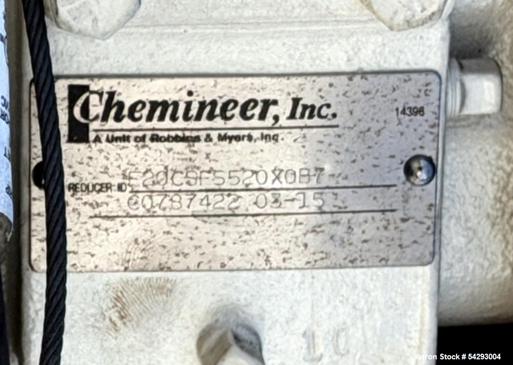 1,250 Gallon 304 Stainless Steel Agitated Mix Tank – Dual Turbine, Baffled, Vertical