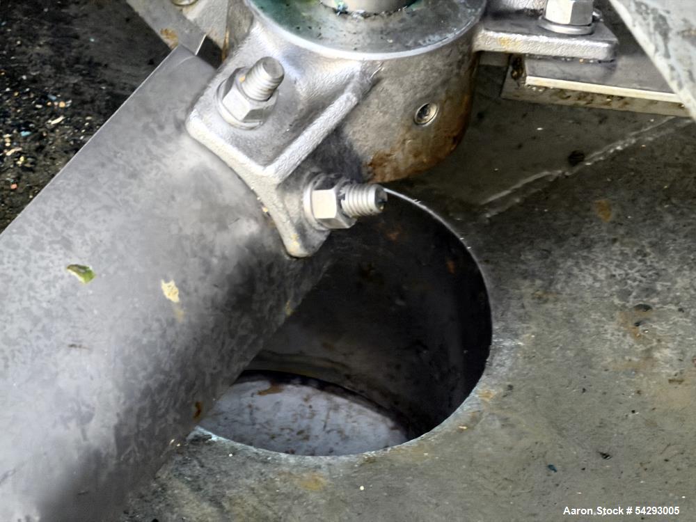 304 Stainless Steel 1,250 Gallon Batch Tank with Dual Turbine Agitator & Internal Baffles