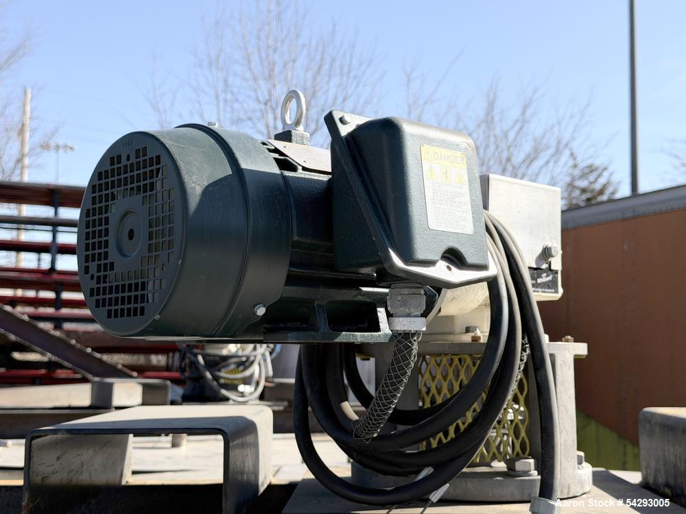 304 Stainless Steel 1,250 Gallon Batch Tank with Dual Turbine Agitator & Internal Baffles