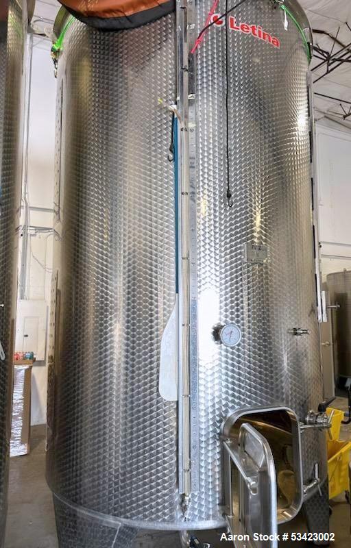 Letina Stainless Steel Tank, 8500 Liter Capacity