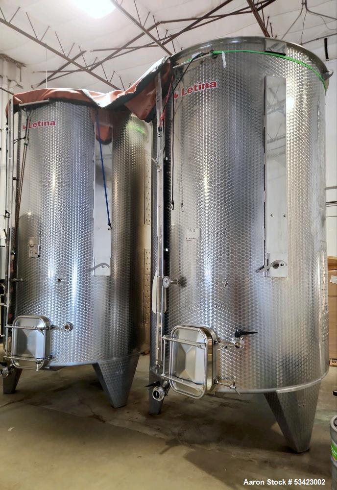 Letina Stainless Steel Tank, 8500 Liter Capacity