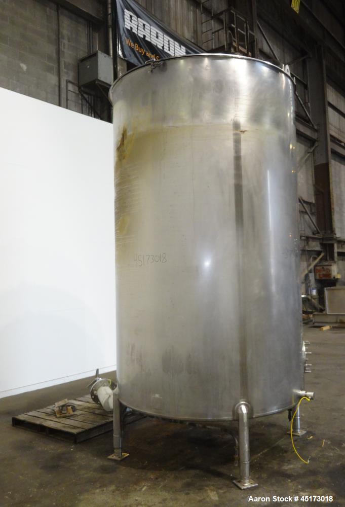 Used A & B Process Systems Tank, Approximately 2000 Gallons, 304 Stainless Stee