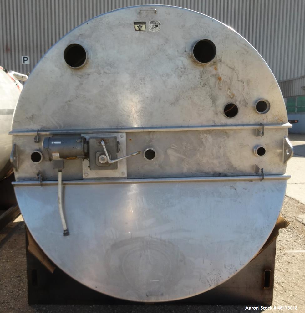 Used A & B Process Systems Tank, Approximately 2000 Gallons, 304 Stainless Stee