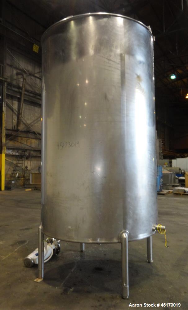 Used A & B Process Systems Tank, Approximately 2000 Gallons, 304 Stainless Stee