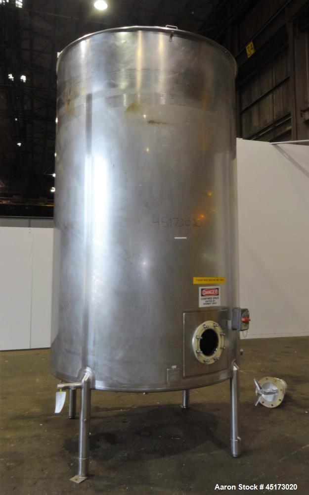 Used A & B Process Systems Tank, Approximately 2000 Gallons, 304 Stainless Stee
