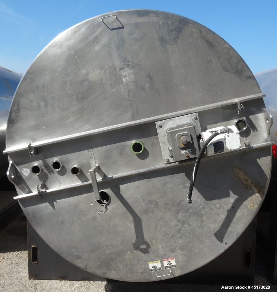 Used A & B Process Systems Tank, Approximately 2000 Gallons, 304 Stainless Stee