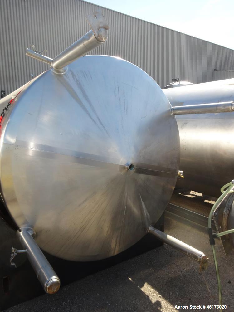Used A & B Process Systems Tank, Approximately 2000 Gallons, 304 Stainless Stee