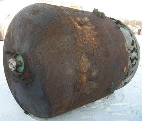Used Acme Tank, 1500 Gallon, 304 Stainless Steel, Vertical. 72" Diameter x 84" straight side, dished top and bottom. Carbon steel jacket on partial sidewall and bottom head, no rating. Top entering L...