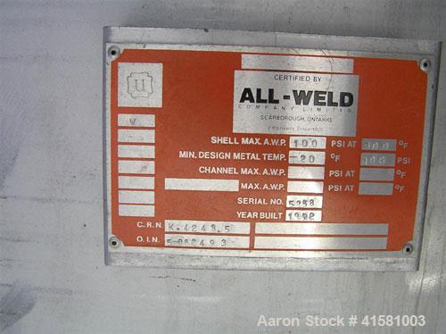 Used Stainless Steel All-Weld Pressure Carbon Filter Tank