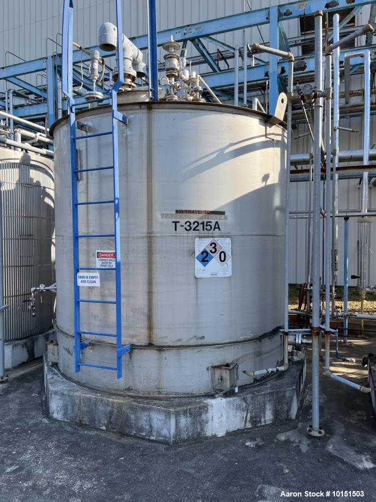 Alloy Fabricators Approximately 4,800 Gallon 304 Stainless Steel Tank