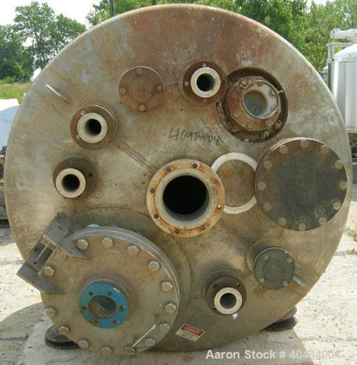 Used- Apache Stainless pressure tank, 1000 gallon, 304L stainless steel, vertical. 66" diameter x 66" straight side, dished ...