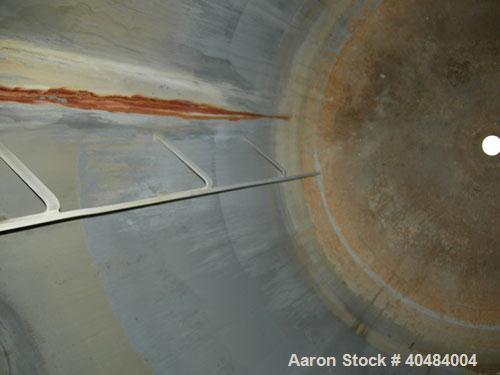 Used Apache Stainless pressure tank, 1000 gallon, 304L stainless steel, vertical. 66" diameter x 66" straight side, dished top and bottom. Internal rated 50/FV at 290 deg F. Insulated with stainless ...