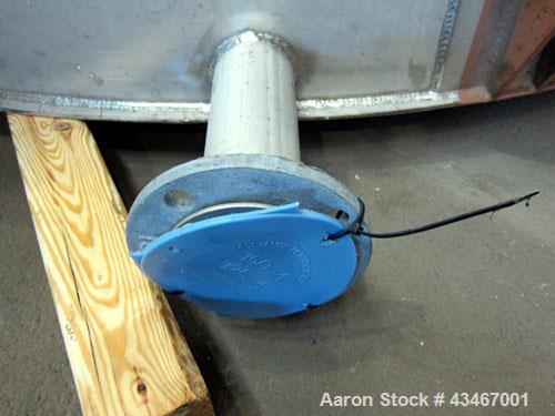 Unused- Apache Stainless Equipment Tank, 4500 Gallon, 304L Stainless Steel, Vertical. 96" Diameter x 144" straight side. Flat welded top, flat bottom. Internal rated atmospheric at 120 degrees F. Fix...