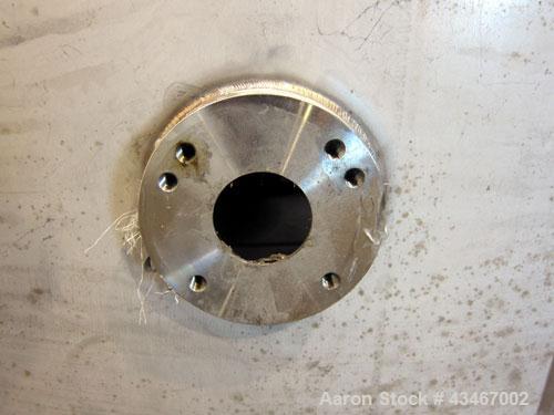 Unused- Apache Stainless Equipment Tank, 4400 Gallon, 304L Stainless Steel, Vertical. 96" Diameter x 144" straight side. Dished top, flat bottom. Internal rated atmospheric at 120 degrees F. Openings...