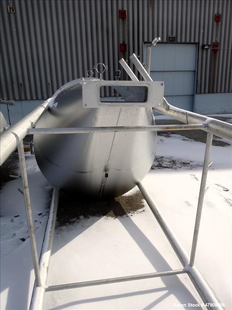 Used Apache Stainless Tank, Approximate 1,000 Gallon, 304 Stainless Steel, Vert
