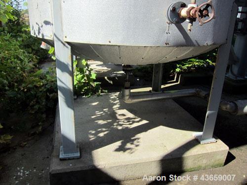 Used Arrow Tank & Engineering Pressure Tank, 1200 Gallons, 304L Stainless Steel, Vertical. Approximate 66” diameter x 75” straight side, dished top and bottom. Internal rated Full Vacuum & 50psi at -...