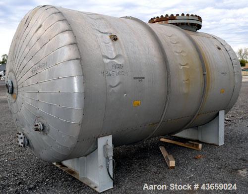Used Arrow Tank & Engineering Pressure Tank, 4000 Gallons, 304L Stainless Steel, Horizontal. Approximate 84” diameter x 149” straight side, dished heads. Internal rated 50 psi & Full Vacuum at -20 to...