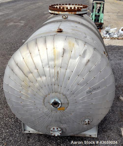 Used Arrow Tank & Engineering Pressure Tank, 4000 Gallons, 304L Stainless Steel, Horizontal. Approximate 84” diameter x 149” straight side, dished heads. Internal rated 50 psi & Full Vacuum at -20 to...