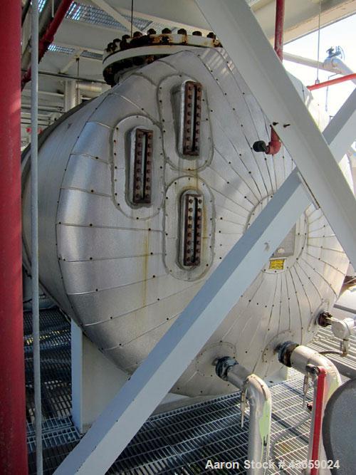 Used Arrow Tank & Engineering Pressure Tank, 4000 Gallons, 304L Stainless Steel, Horizontal. Approximate 84” diameter x 149” straight side, dished heads. Internal rated 50 psi & Full Vacuum at -20 to...